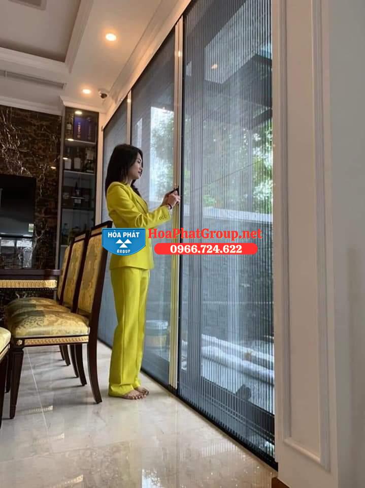 Cửa Xếp Chống Muỗi Lưới Sợi Thủy Tinh