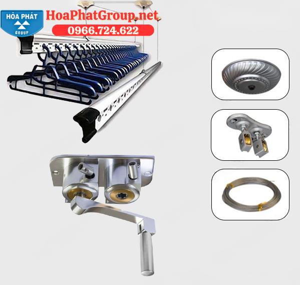 Giàn Phơi Tay Quay Hòa Phát 999A