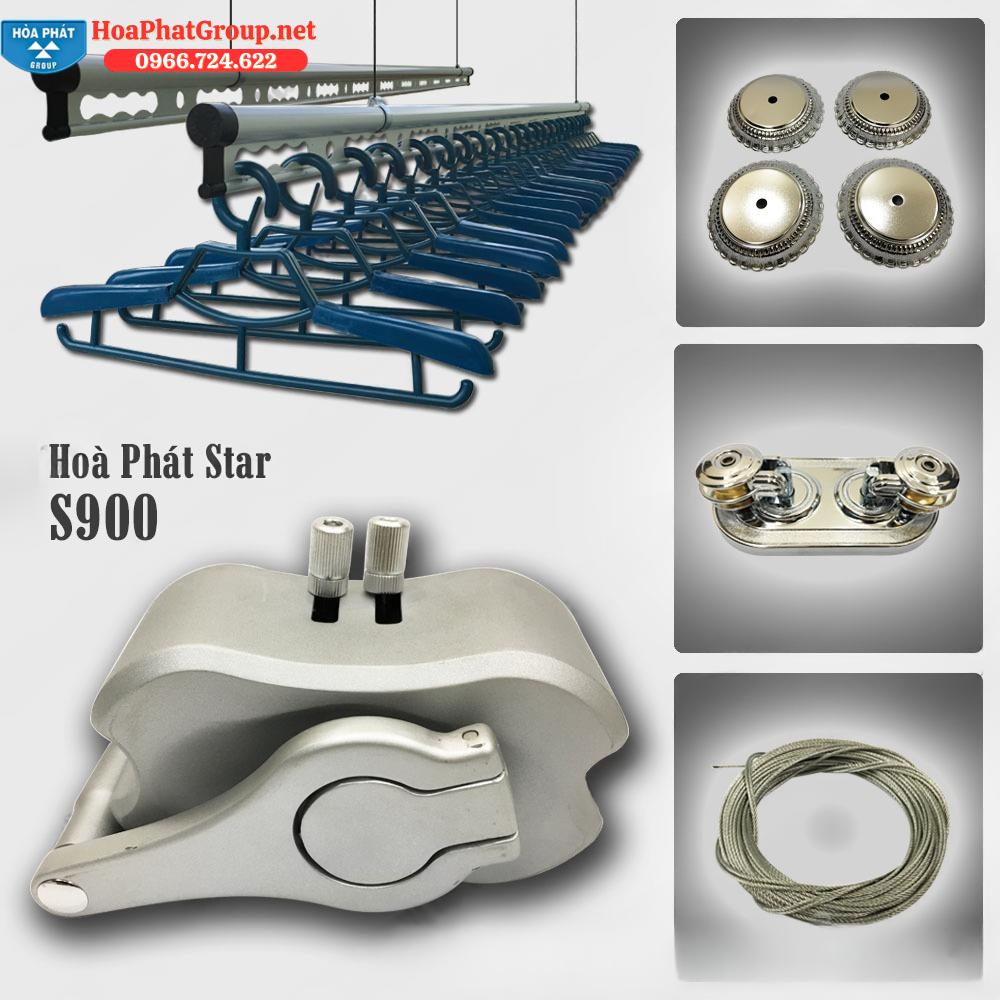 Giàn Phơi Thông Minh Chống Rối Hòa Phát S900 Màu Bạc