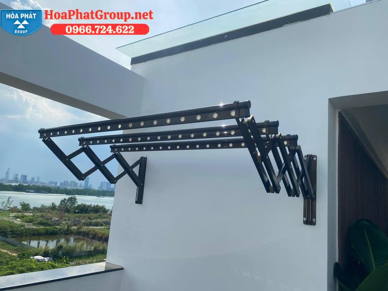Giàn Phơi Thông Minh Gắn Tường Hòa Phát K02