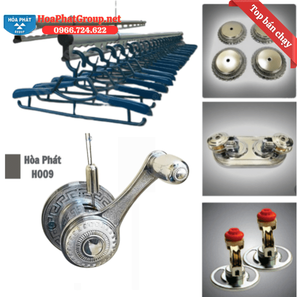 Giàn Phơi Thông Minh Hòa Phát H009 Màu Bạc