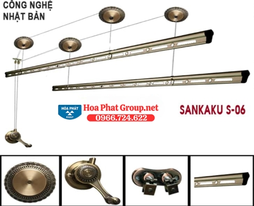 Giàn Phơi Thông Minh Sankaku S06