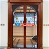 Cửa Lưới Chống Muỗi Dạng Xếp Màu Vân Gỗ DX 03