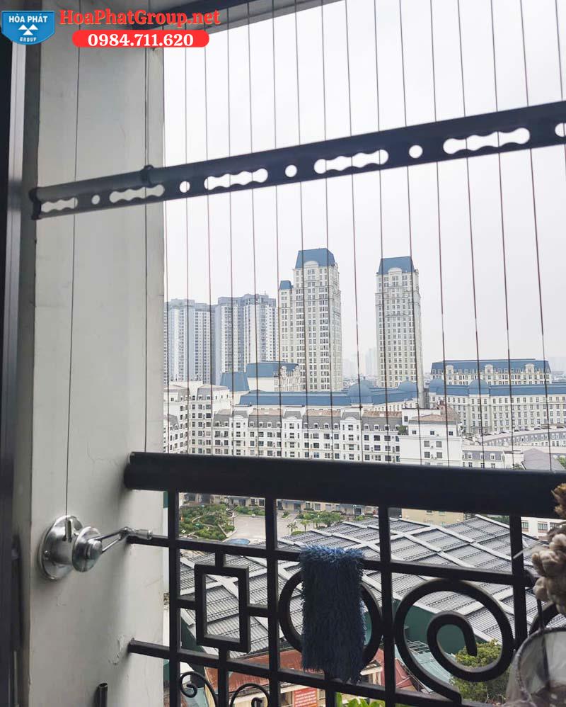 sửa dây phơi quần áo ở đình thôn mỹ đình