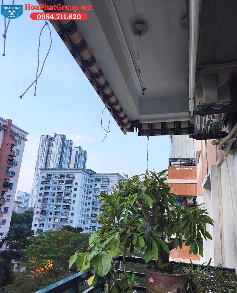 sửa giàn phơi ở văn quán tòa ct7