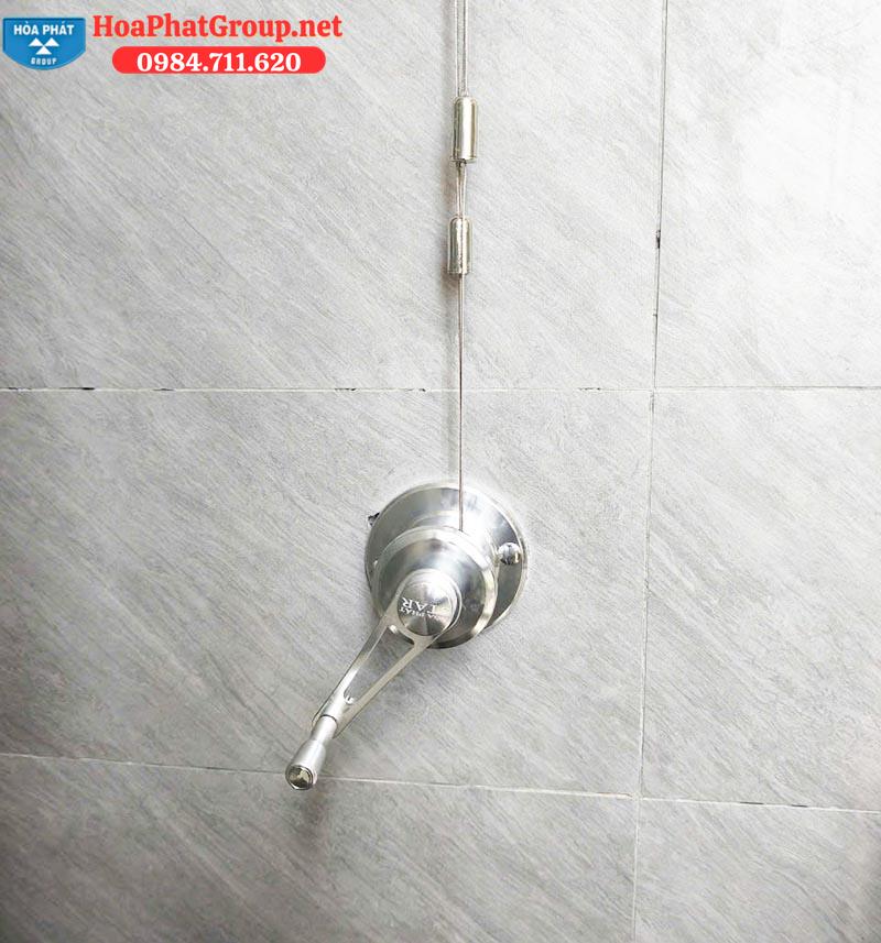thay dây cáp giàn phơi giá rẻ tại văn quán hà động chung cư viện 103