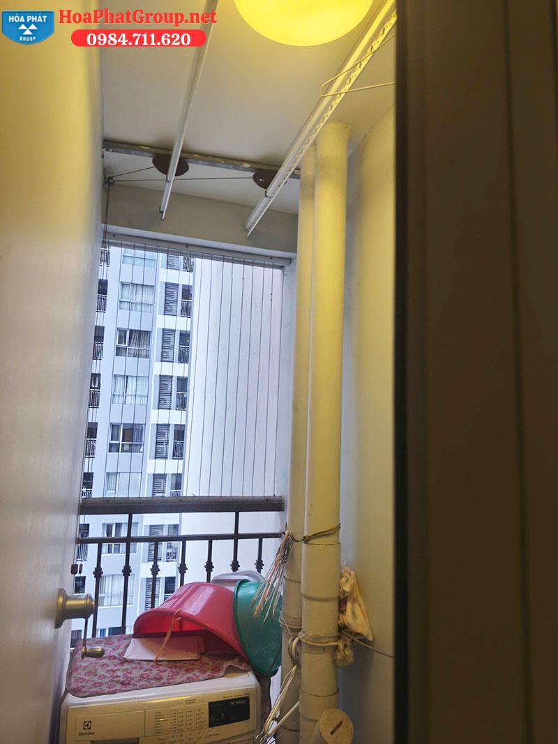 Hòa Phát Group thay dây cáp giàn phơi TỐT GIÁ RẺ tại Times City cho nhà Chị Lan