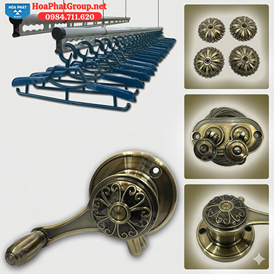 Giàn Phơi Thông Minh Hòa Phát H005 - Rêu Cổ
